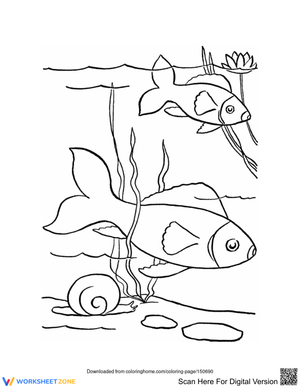 Fishes in the Lake Learning Worksheet