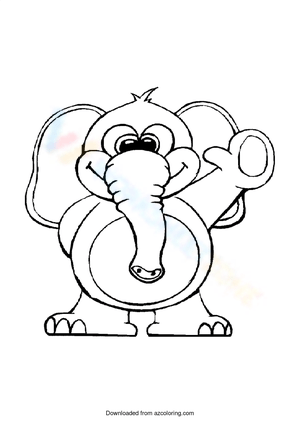 Funny elephant