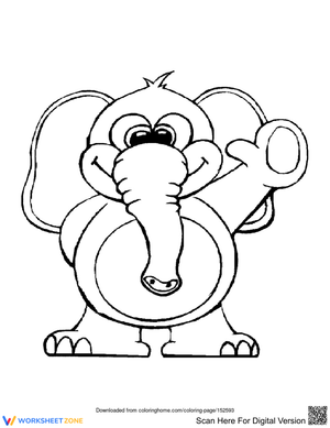 Funny elephant