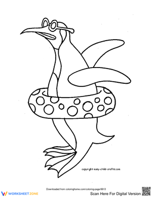Funny penguin