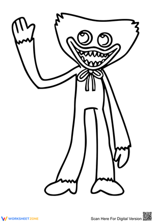 Poppy Playtime Coloring Page