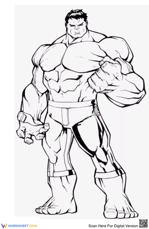 Hulk Smash Coloring Page | Marvel Heroes