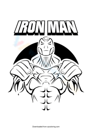 Iron Man Picture Coloring Fun