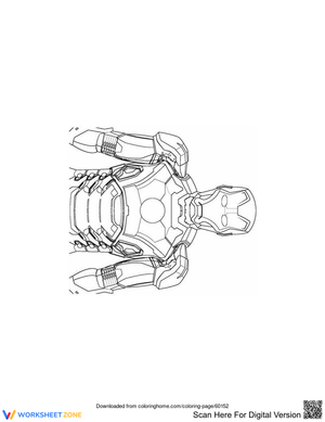 Iron Man Photo Coloring Activity