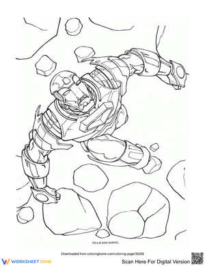 Battle Iron Man Coloring Challenge