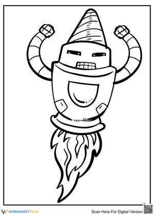 Robot Coloring Page | Essential Grade K-5 Printable