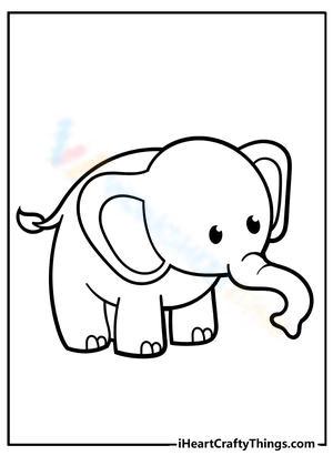 Cute Little Elephant Creative Fun