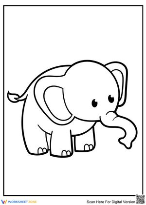 Cute Little Elephant Creative Fun
