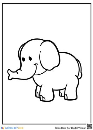 Elephant Wildlife Creative Page