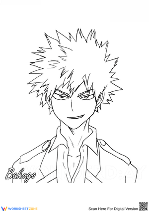 Bakugo Character Illustration 
