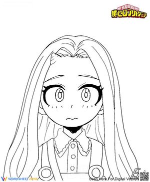 Eri Character-Themed Worksheet