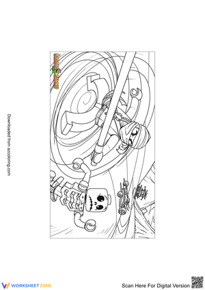 Ninja Lego-Themed Activity Worksheet