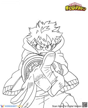 Deku Character Creative Worksheet