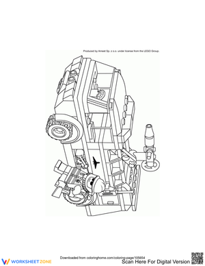 Lego and the Truck Creative Worksheet