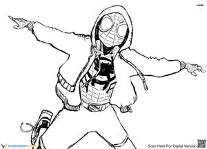 Miles Morales Flying Adventure Worksheet