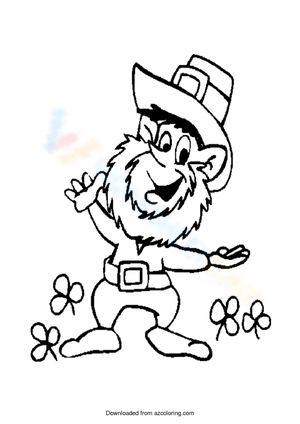 Delighted Leprechaun-Themed Worksheet