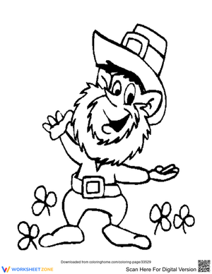 Delighted Leprechaun-Themed Worksheet