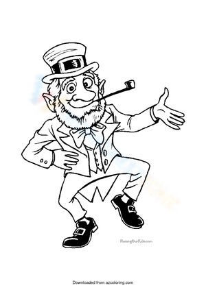 Happy Leprechaun-Themed Activity Worksheet