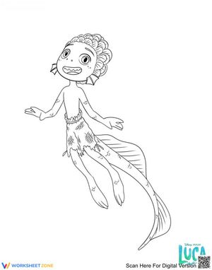 Luca Sea Monster Character Activity