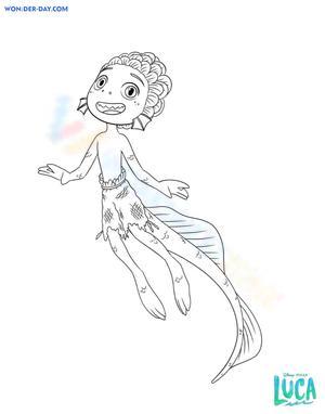 Luca Sea Monster Character Activity