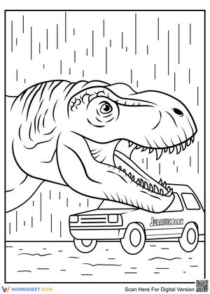 Jurassic park car