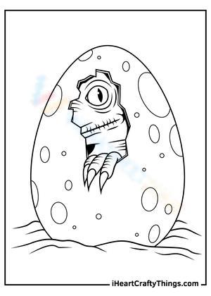 The rex in the dinosaur egg