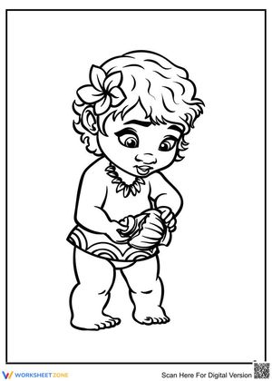 Adorable Little Moana: A Character Study