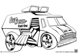 Sweet Learning with an Ice Cream Truck Worksheet!