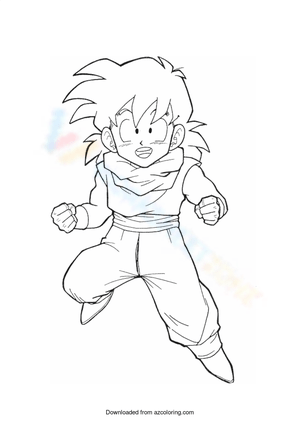 Happy Goku: Exploring Character Emotions