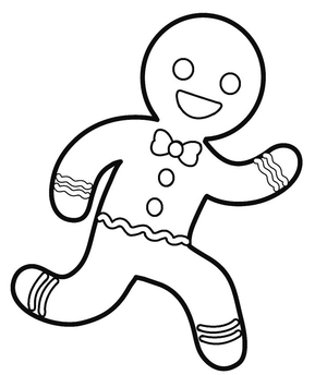 Gingerbread Man Worksheet Activity