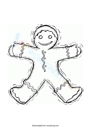 Smiling Gingerbread Man: A Festive Treat