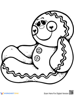 The Happy Gingerbread Man Worksheet
