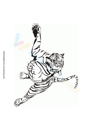 Express Emotions with Angry Tiger Worksheet