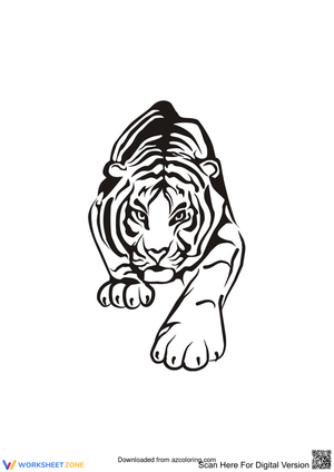 Majestic Tiger Photo Worksheet