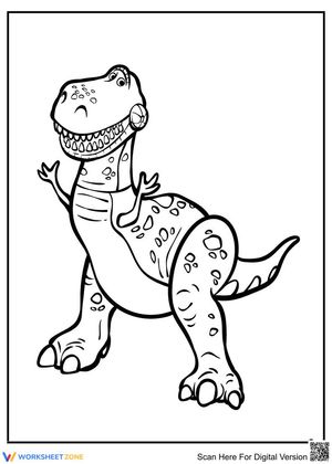 Toy Story Rex Character Worksheet