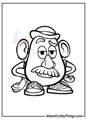Toy Story Mr. Potatohead Worksheet
