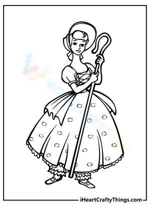 Toy Story Bo Peep Worksheet
