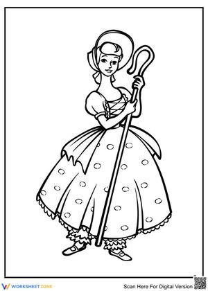 Toy Story Bo Peep Worksheet