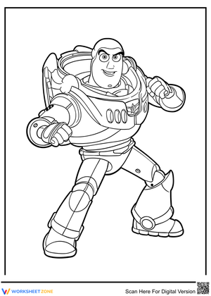Toy Story Buzz Lightyear Worksheet