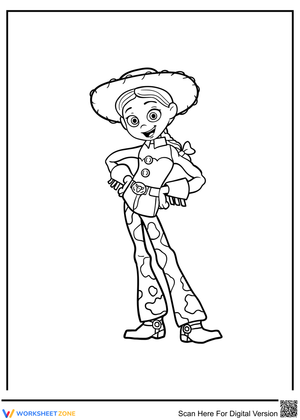 Toy Story Jessie the Cowgirl Worksheet