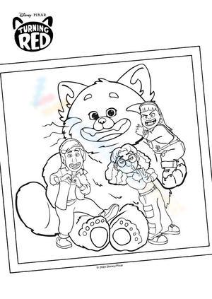 Turning Red Together Worksheet