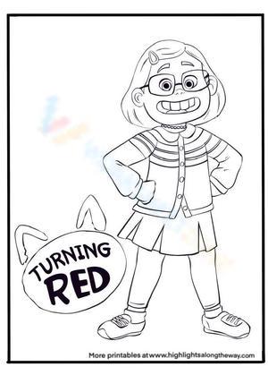 Turning Red: Character Exploration Worksheet