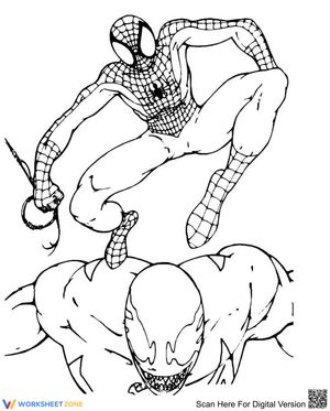 Spider-Man vs. Venom Worksheet
