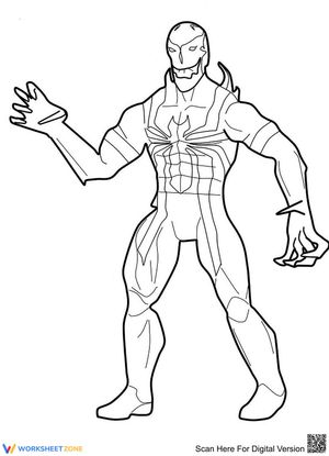 Venom A4 Character Worksheet