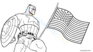 Captain America Picture Worksheet
