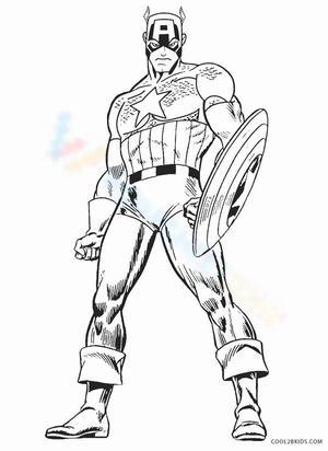 Powerful Captain America Worksheet