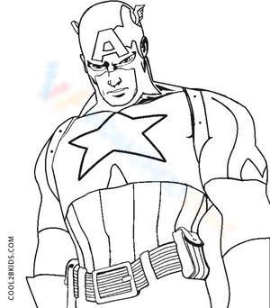 Heroic Captain America Worksheet