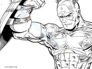 Cool Captain America Style Worksheet