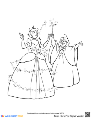Cinderella & Fairy Godmothers Worksheet
