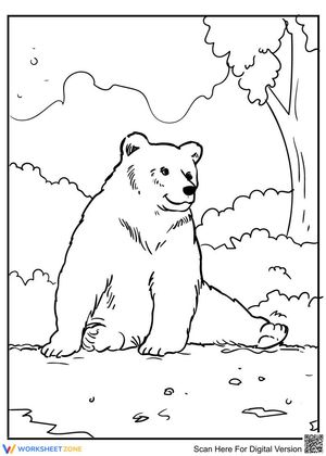 An adorable bear